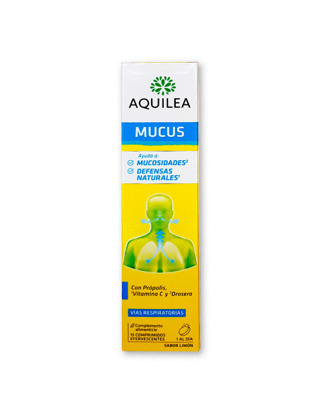 AQUILEA MUCUS 15 COMPRIMIDOS EFERVESCENTES