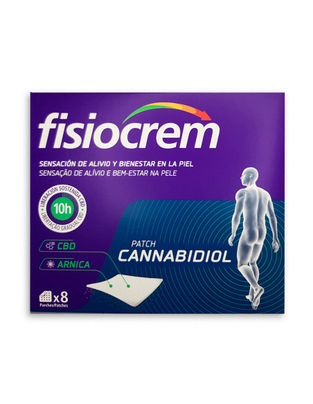 FISIOCREM PATCH CANNABIDIOL 8 PEGATS